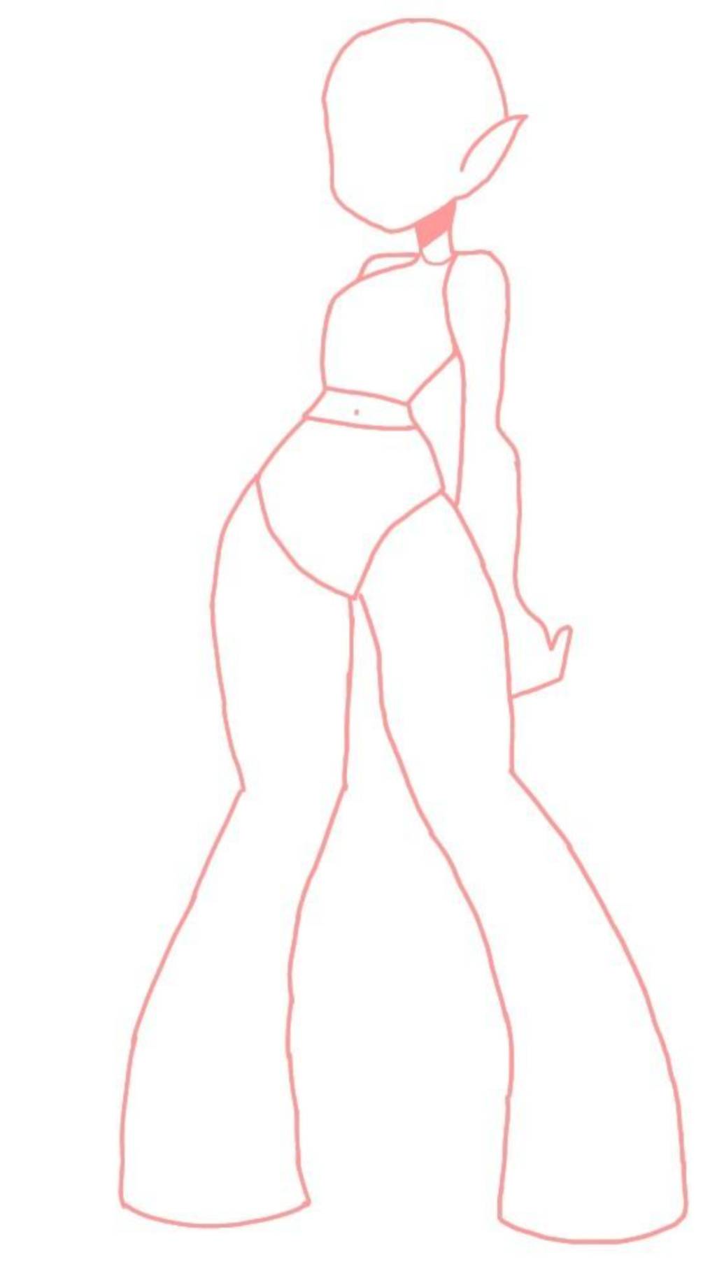 Female body base by PolarBearBoi on DeviantArt