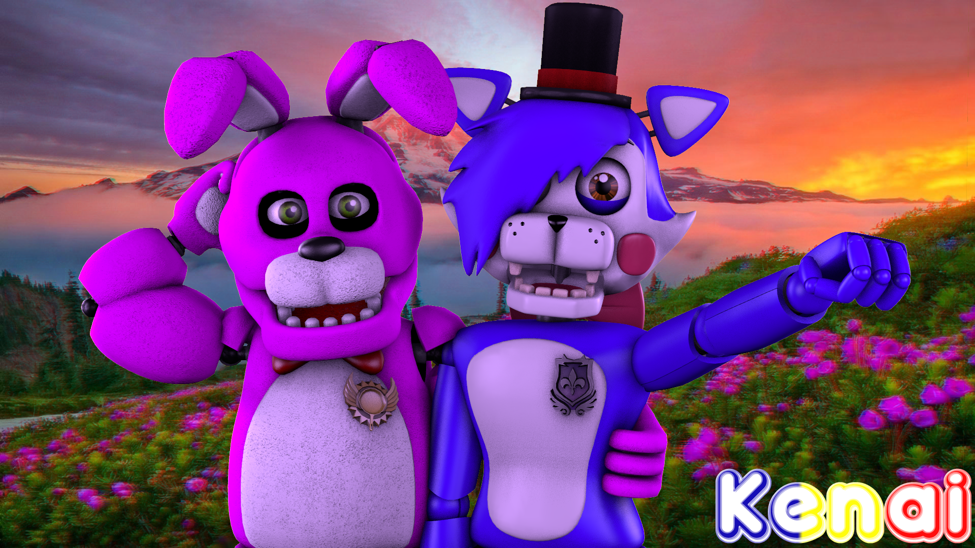 FuntimeBonnie on FNaF AR fan-made mod by therealPCG on DeviantArt