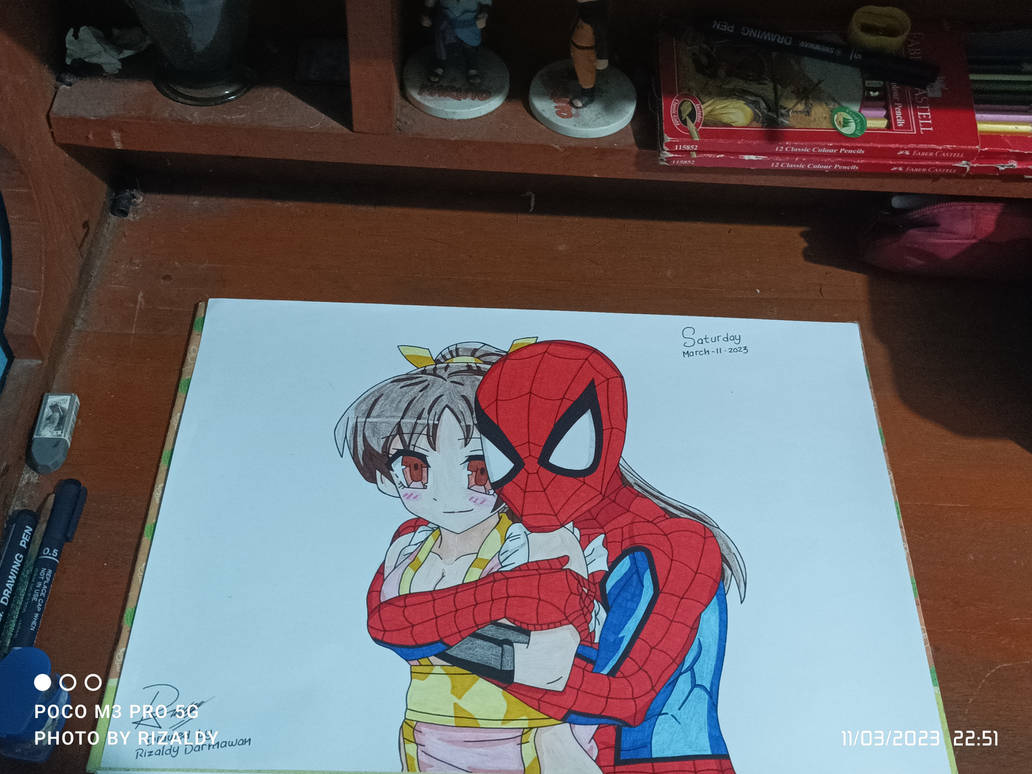 Hug Spider Man Spider-Man Hug Shiranui Mai. by Rizaldy1846 on DeviantArt