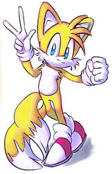 Tails Peace Sign