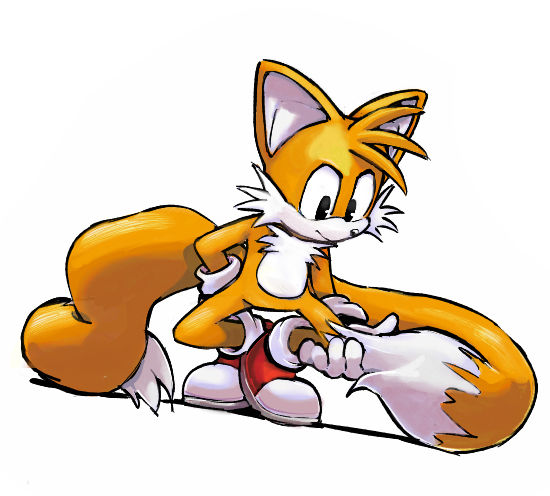Check Tails Tails tail inspection probably by GenesisHero on DeviantArt