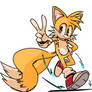 Tails Peace Sign