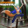 Undertale orange and green (fan game art)