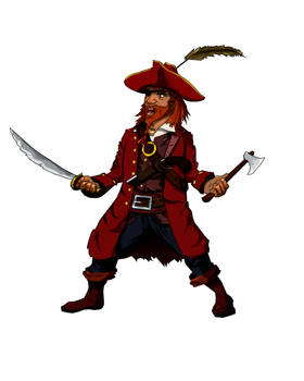 Pirate in vector