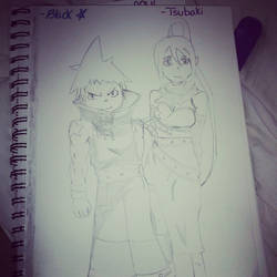 Soul Eater Black star and Tsubaki