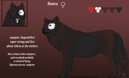 Bianca's wolf form ref