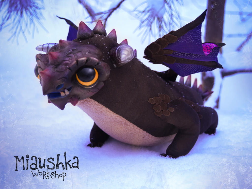 Saucy Little Onyxia Handmade Plushie - WoW