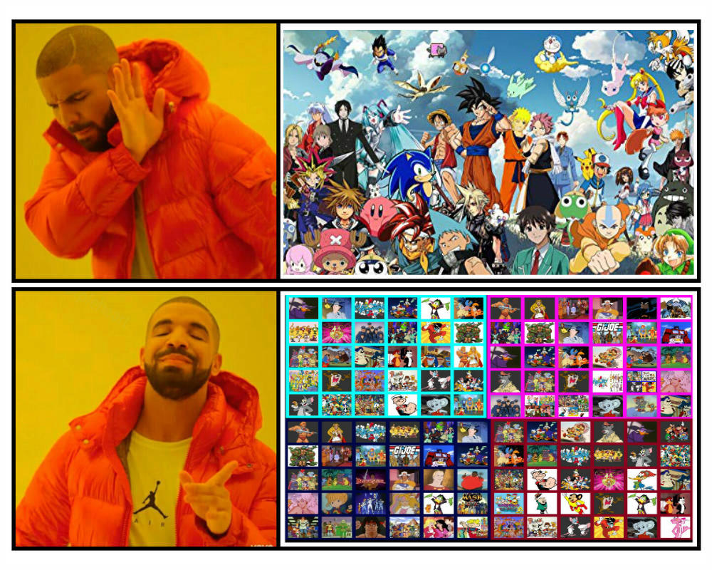 Dislikes: Anime and Likes: Cartoons by allegriaridereumore on DeviantArt