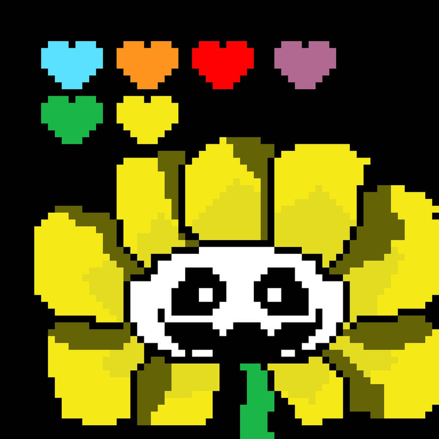 Flowey Undertale Pixel Art by Pixelfell on DeviantArt