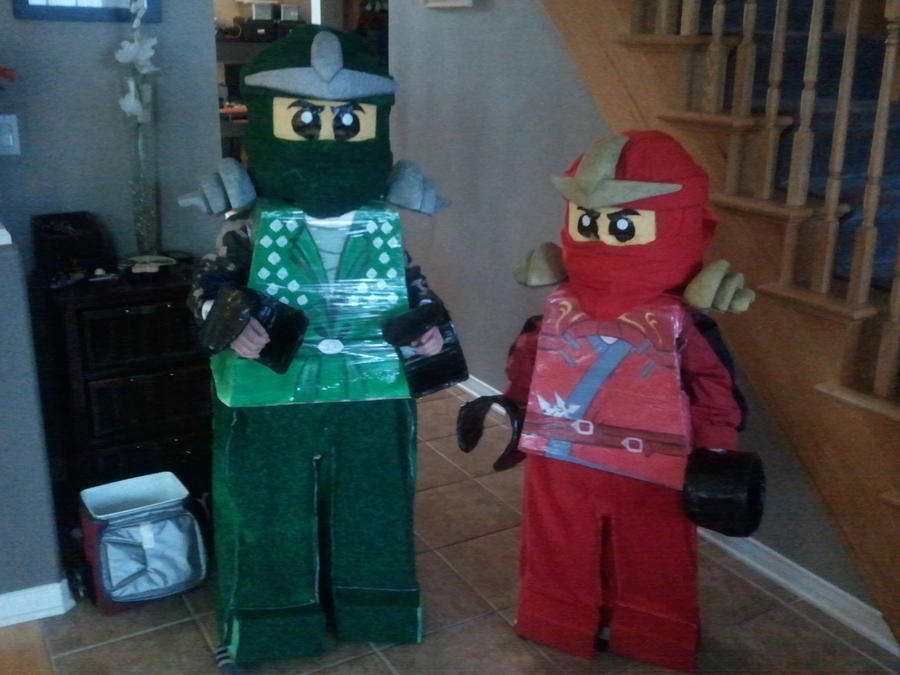 My boys Ninjago costumes