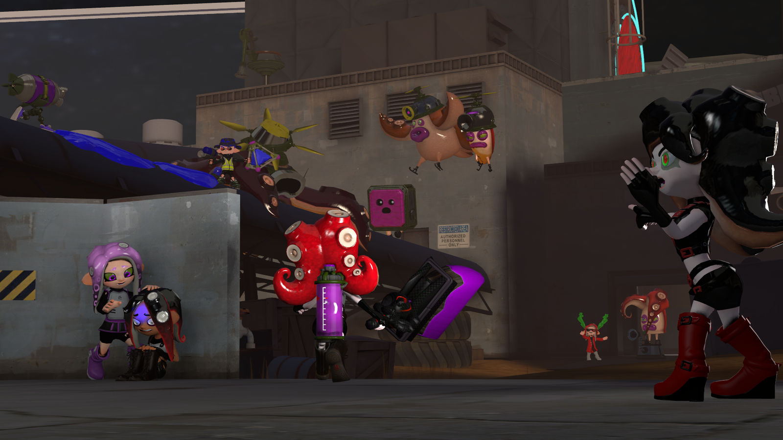 (Sfm Splatoon) Red Rampage by Solarstarinkling00 on DeviantArt