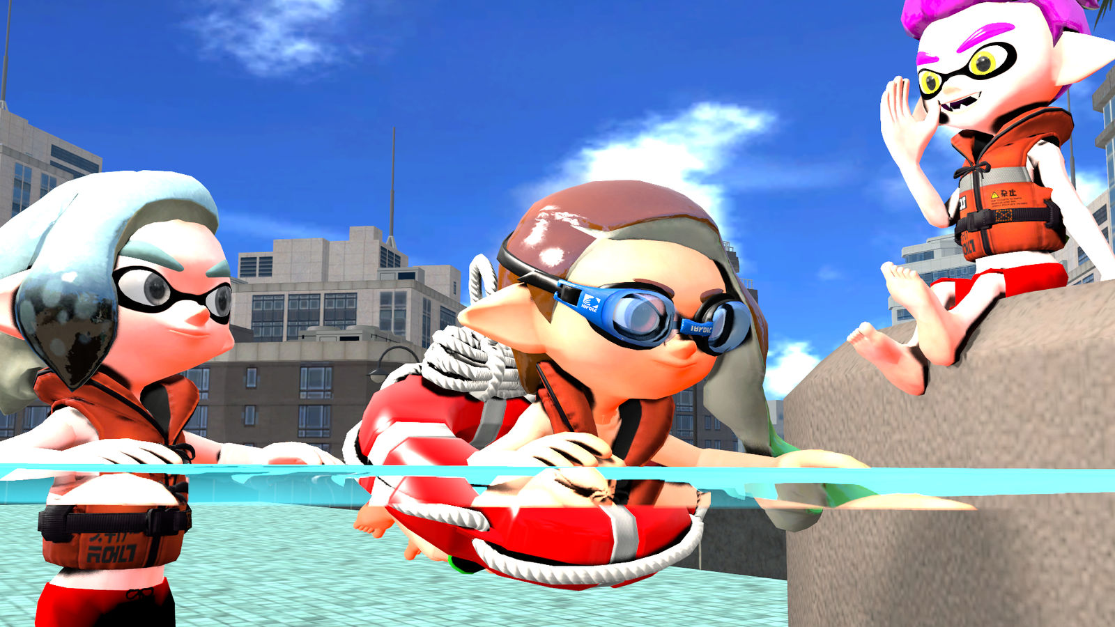 (Sfm Splatoon) Swim Request by Solarstarinkling00 on DeviantArt