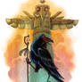 Raven totem