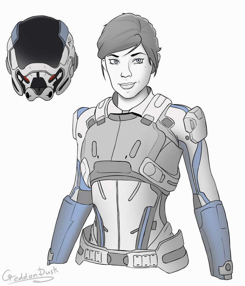 Sarah Ryder (Mass Effect Andromeda) by GeddonDusk on DeviantArt