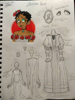 Christine Daae Concept Doodles