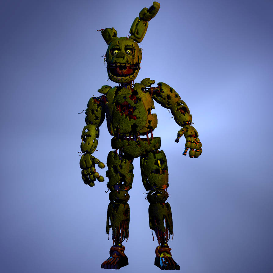 Springtrap Thank You Render by billgolg on DeviantArt
