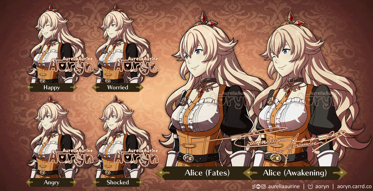 Alice Fe FE Awakening / Fates Mod - Alice by aureliaaurine on DeviantArt