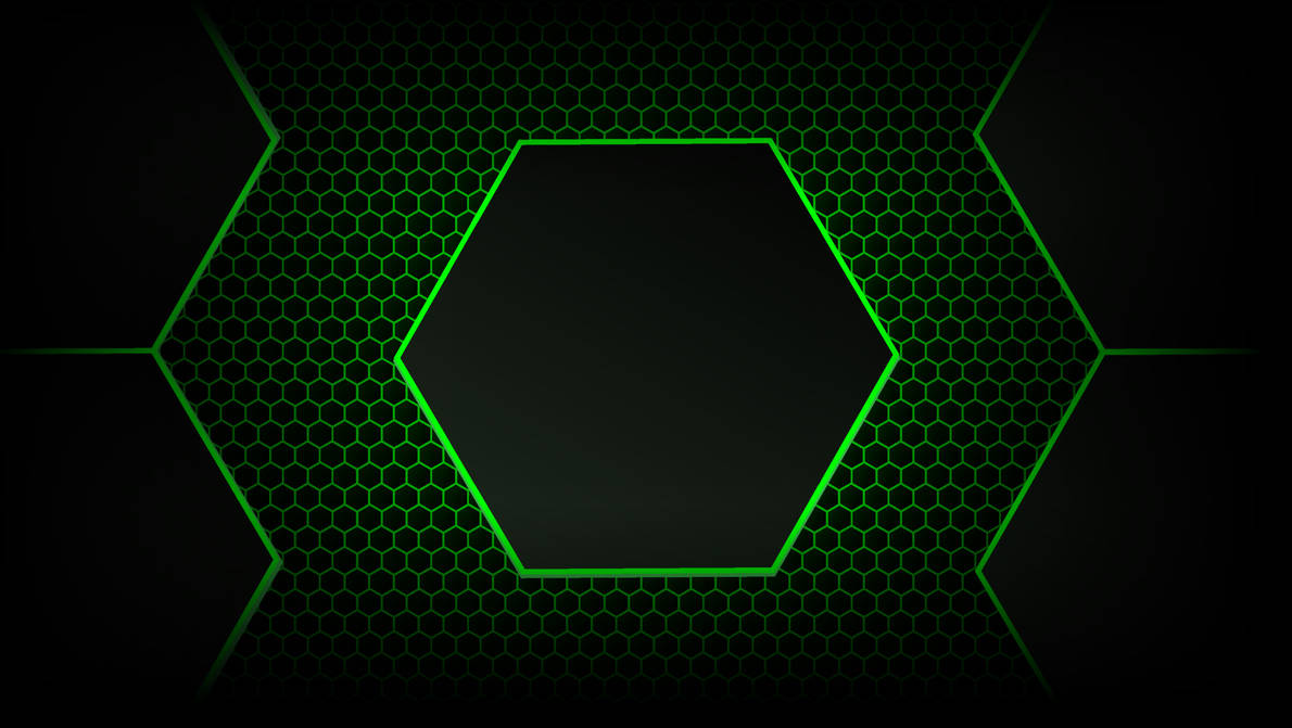 Vecteezy Hexagon-abstract-green-dark-background 20 by adwaysservices on ...