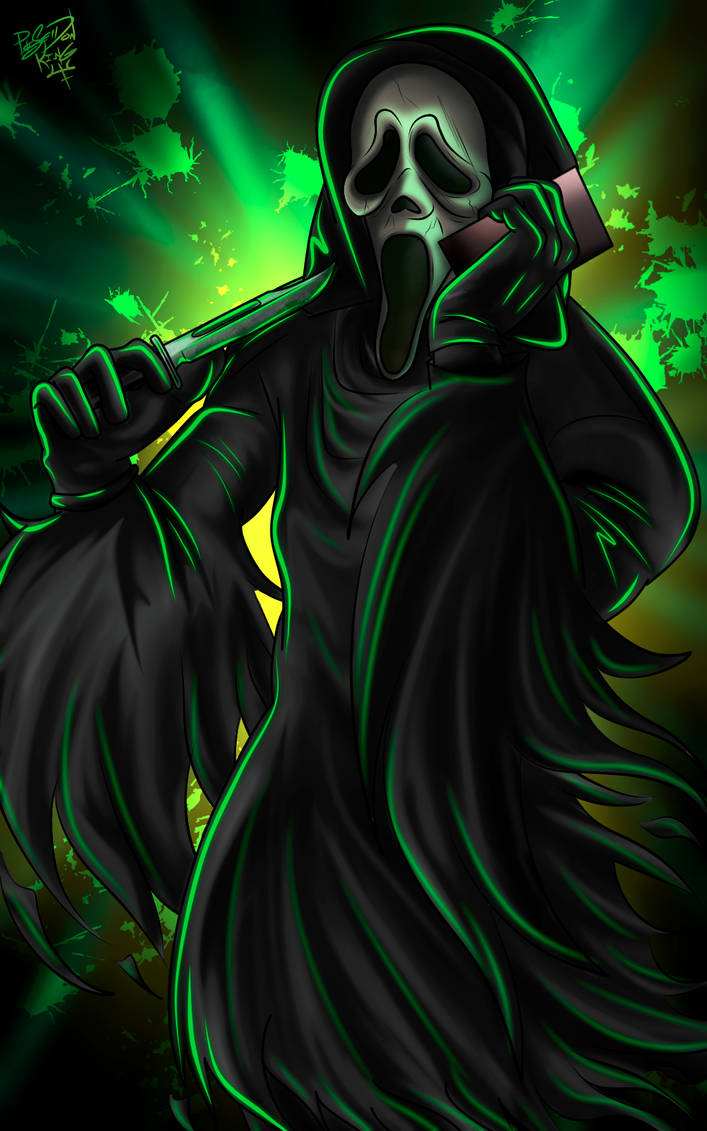 Ghostface Green Version by PoseidonKingArt on DeviantArt