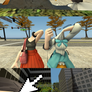 Diantha and Lass heads stuck