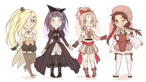 Kawaii Ino Hinata Sakura Tenten By Maywhite5 On Deviantart Kawaii Ino Hinata Sakura Tenten By Maywhite5 On Deviantart