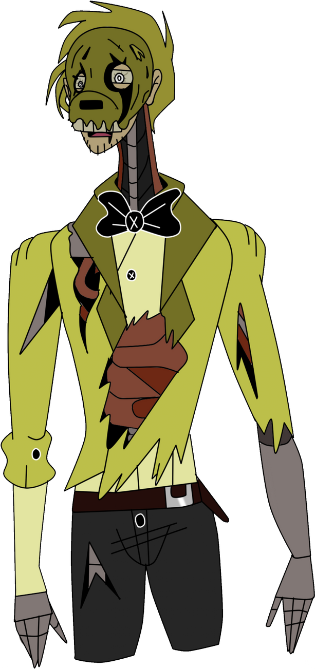 Man In Springtrap Suit Human Springtrap , Springtrap Cosplay Costume – FIPK