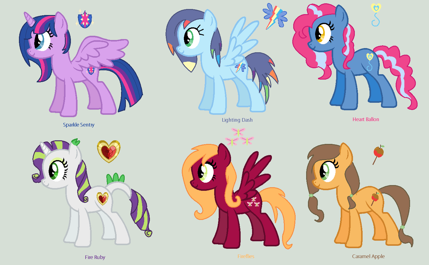 The New Mlp Team (new Mane 6) by MaryPonyArtist on DeviantArt