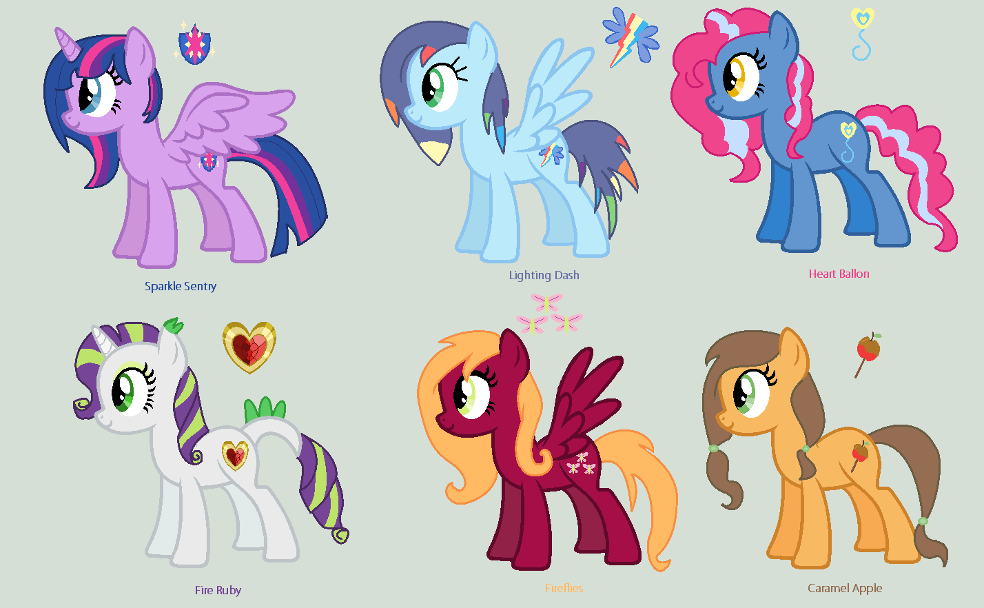 The New Mlp Team (new Mane 6)