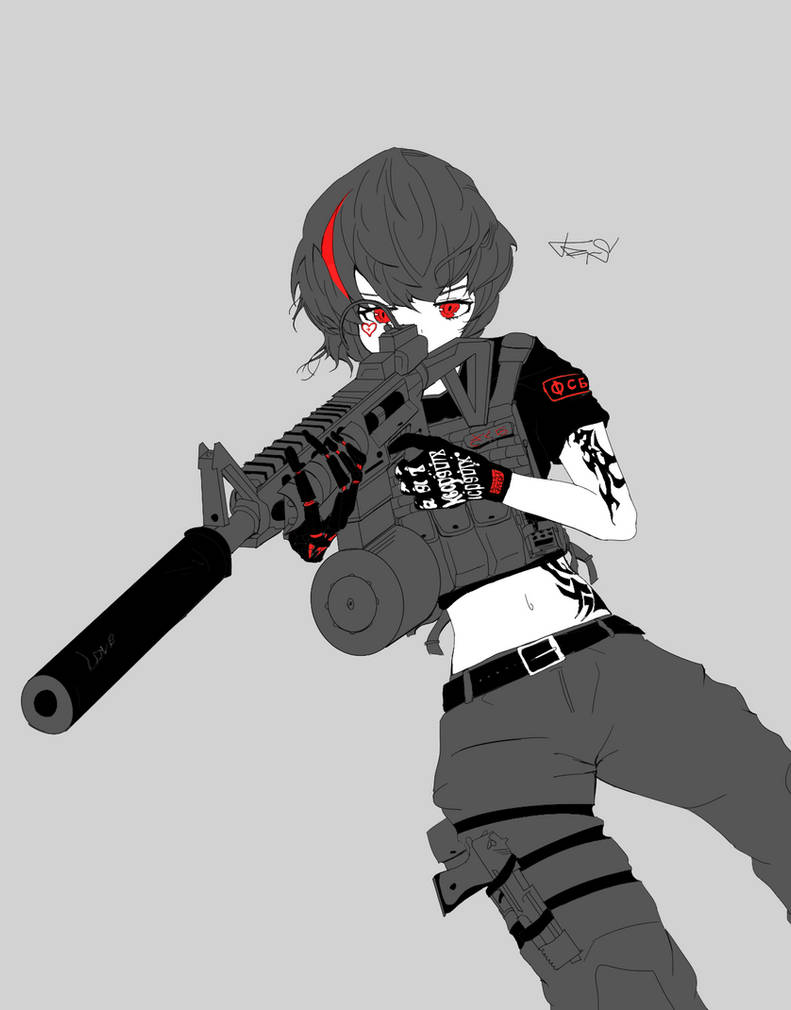 My original character, some future agent, idk by TrashNw on DeviantArt