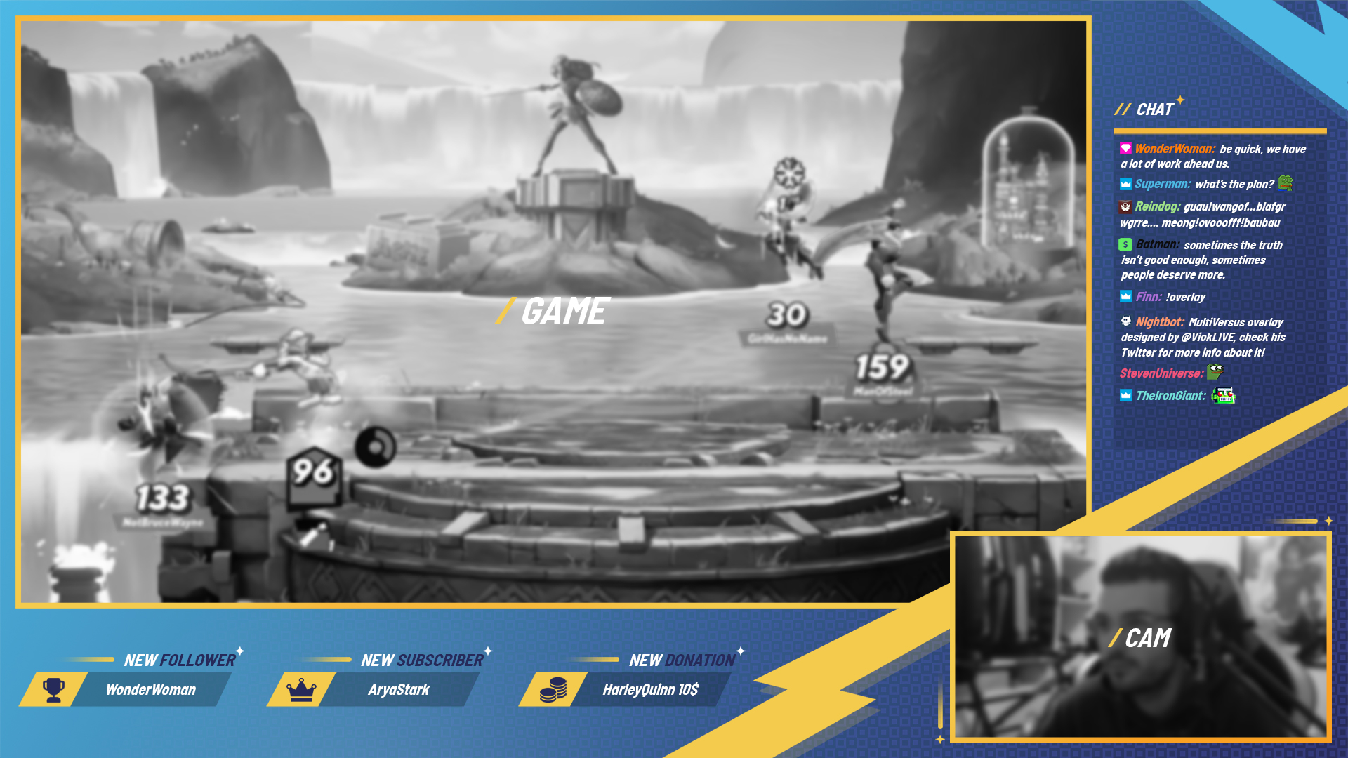 MULTIVERSUS Stream Overlay by ViokLIVE on DeviantArt
