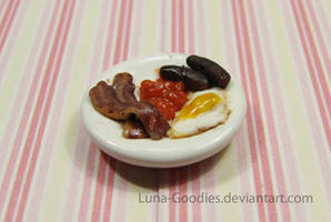 Miniature Breakfast Plate