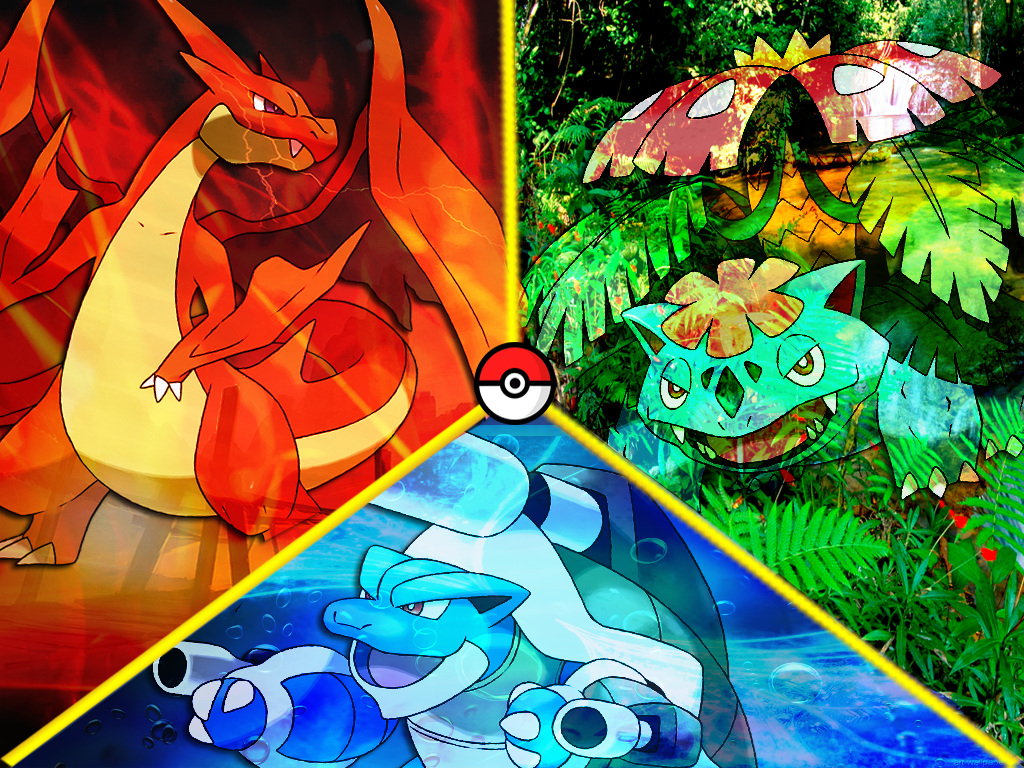 Mega-Kanto Starters