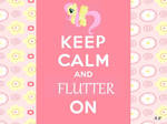 Keep Calm and Flutter On :D by sparkle21498