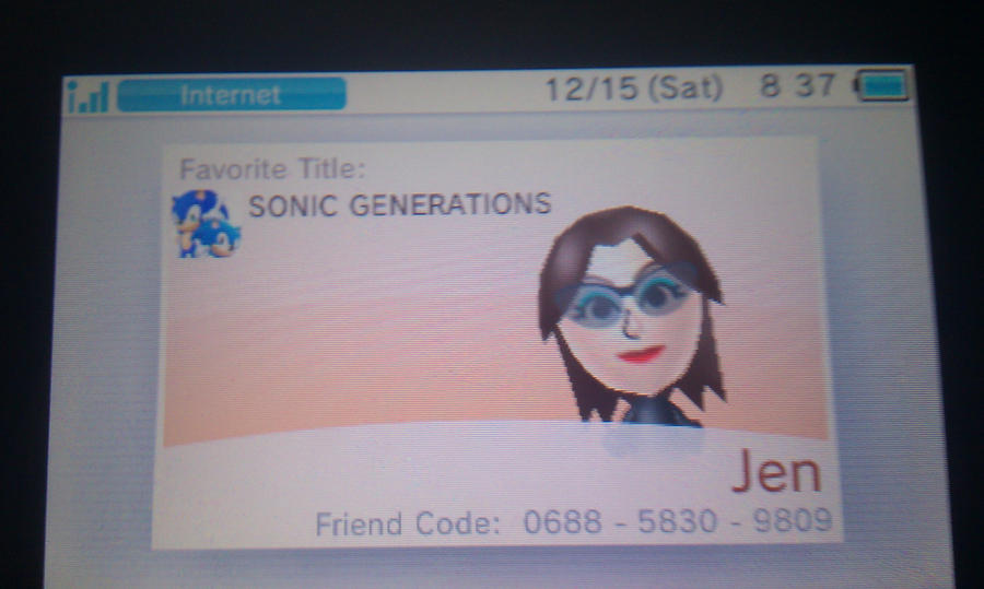 3ds friend code by TheJentheHedgehog on DeviantArt