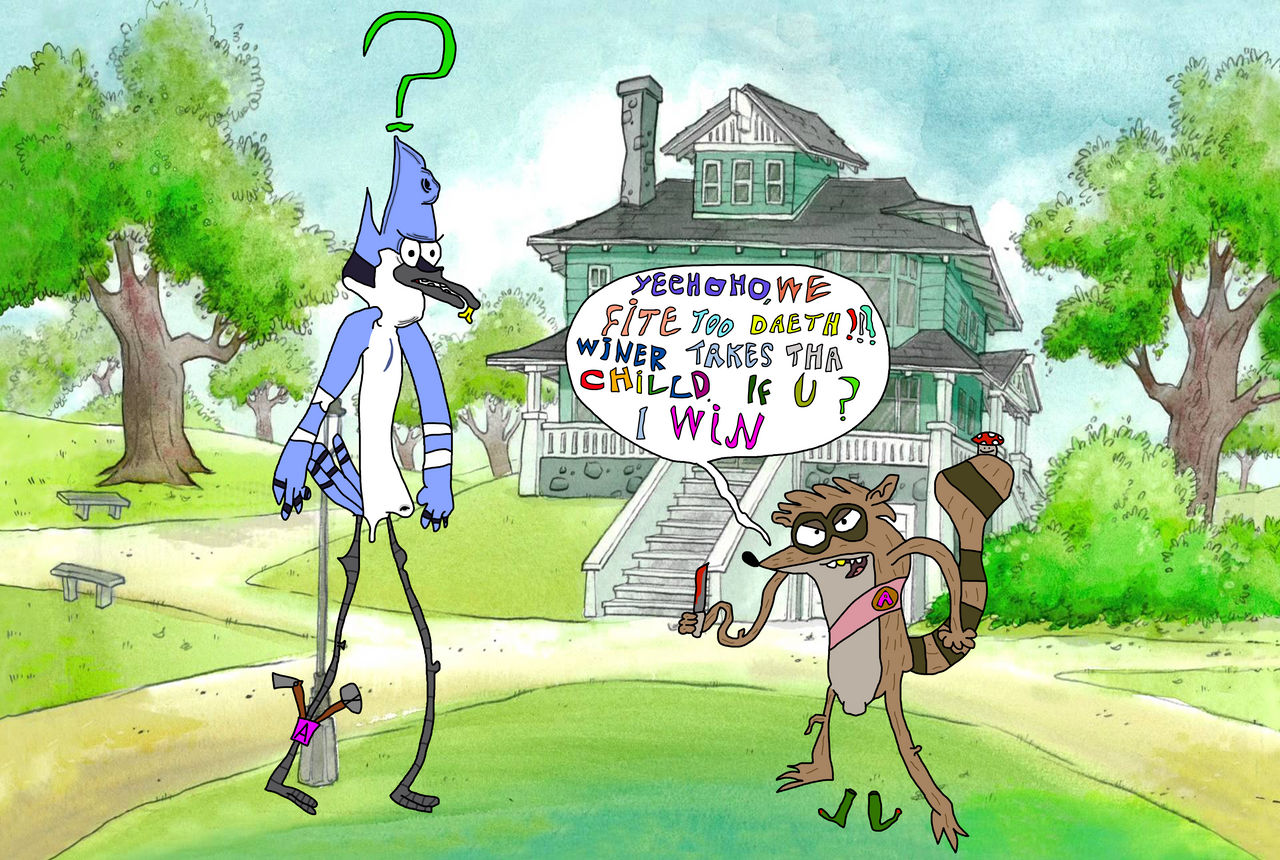 Regular Show Regular Show Mordecai and Rigby by Awaykinger on DeviantArt