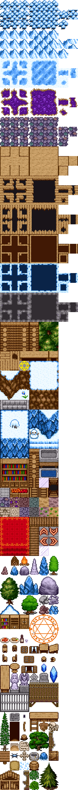 Tileset Snow Forest