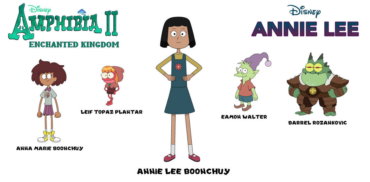 Amphibia II - Main Characters by AdrianaPendleton on DeviantArt