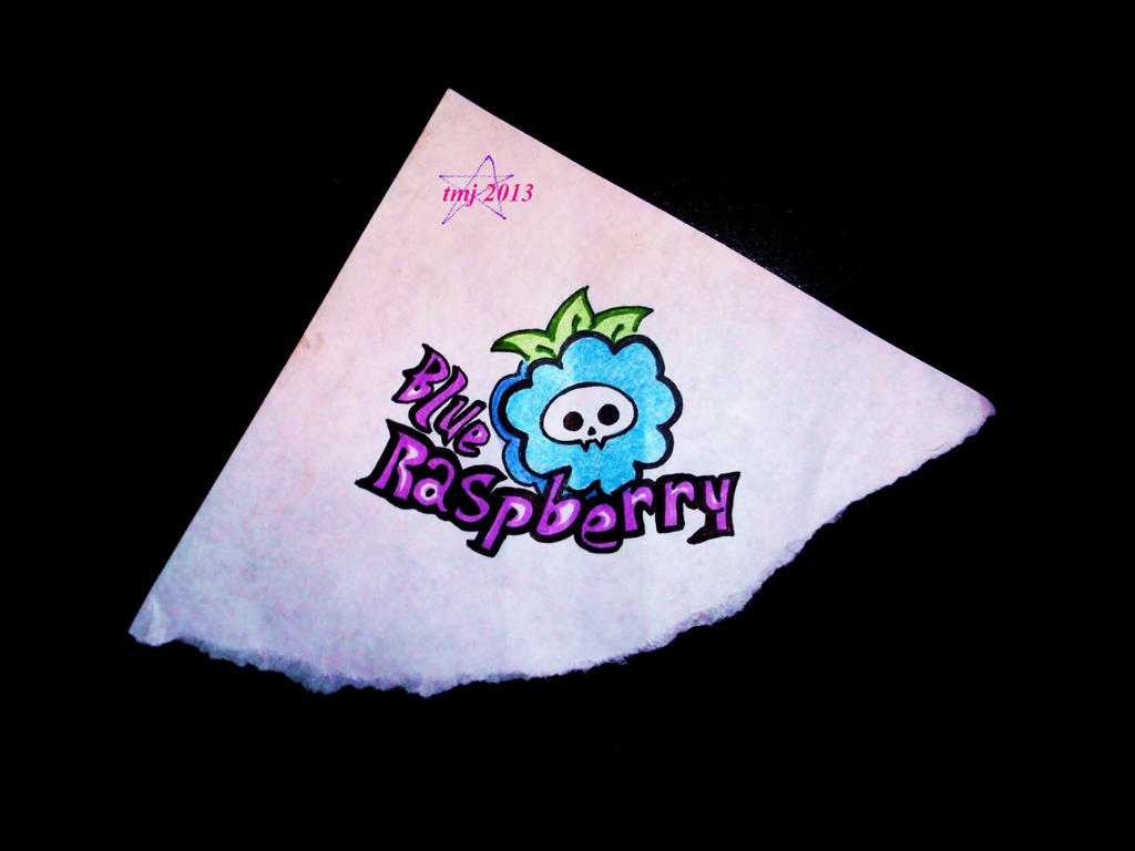 Blue Raspberry Slogan blue raspberry by thesmurfet on DeviantArt