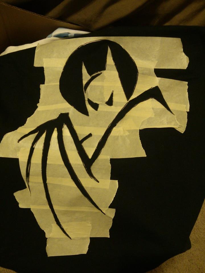 Batman: The Animated Series Bleach Shirt WIP