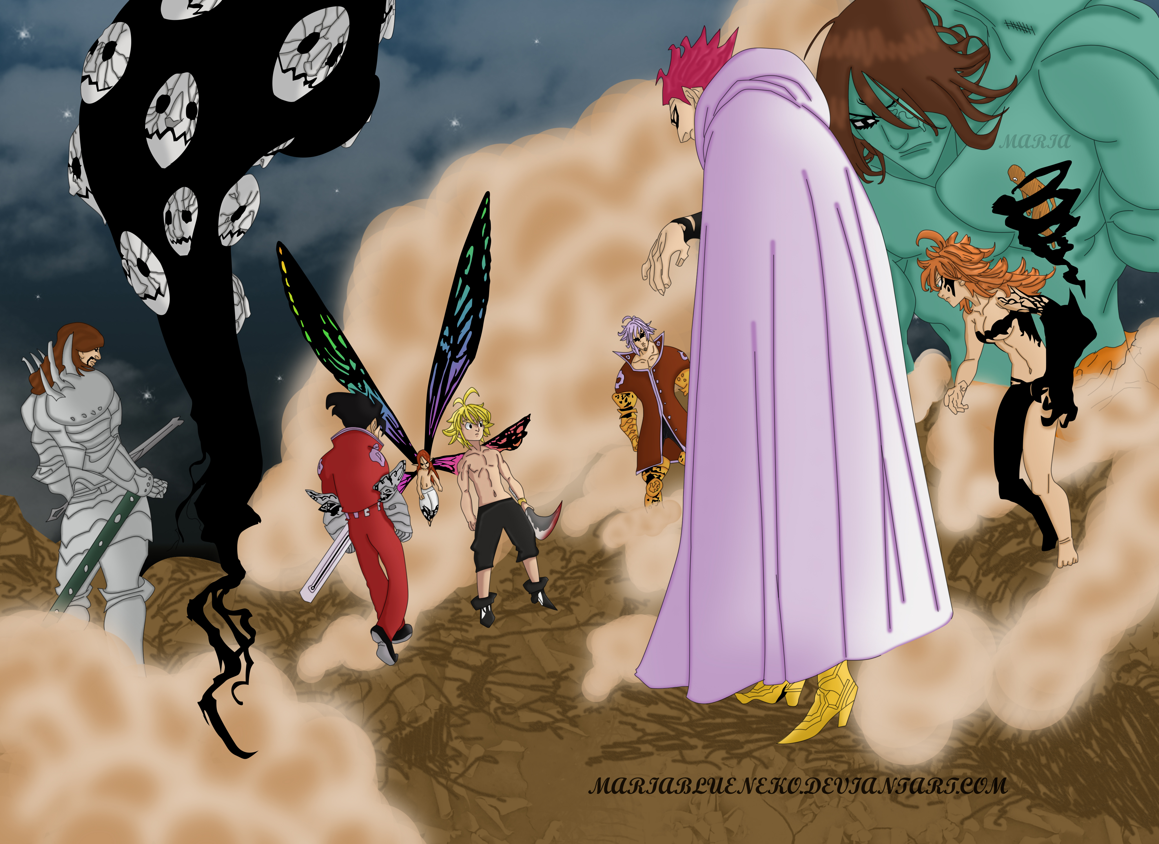 Meliodas y los Mandamientos 174 by MariaBlueNeko on DeviantArt Meliodas y los Mandamientos 174 by MariaBlueNeko on DeviantArt