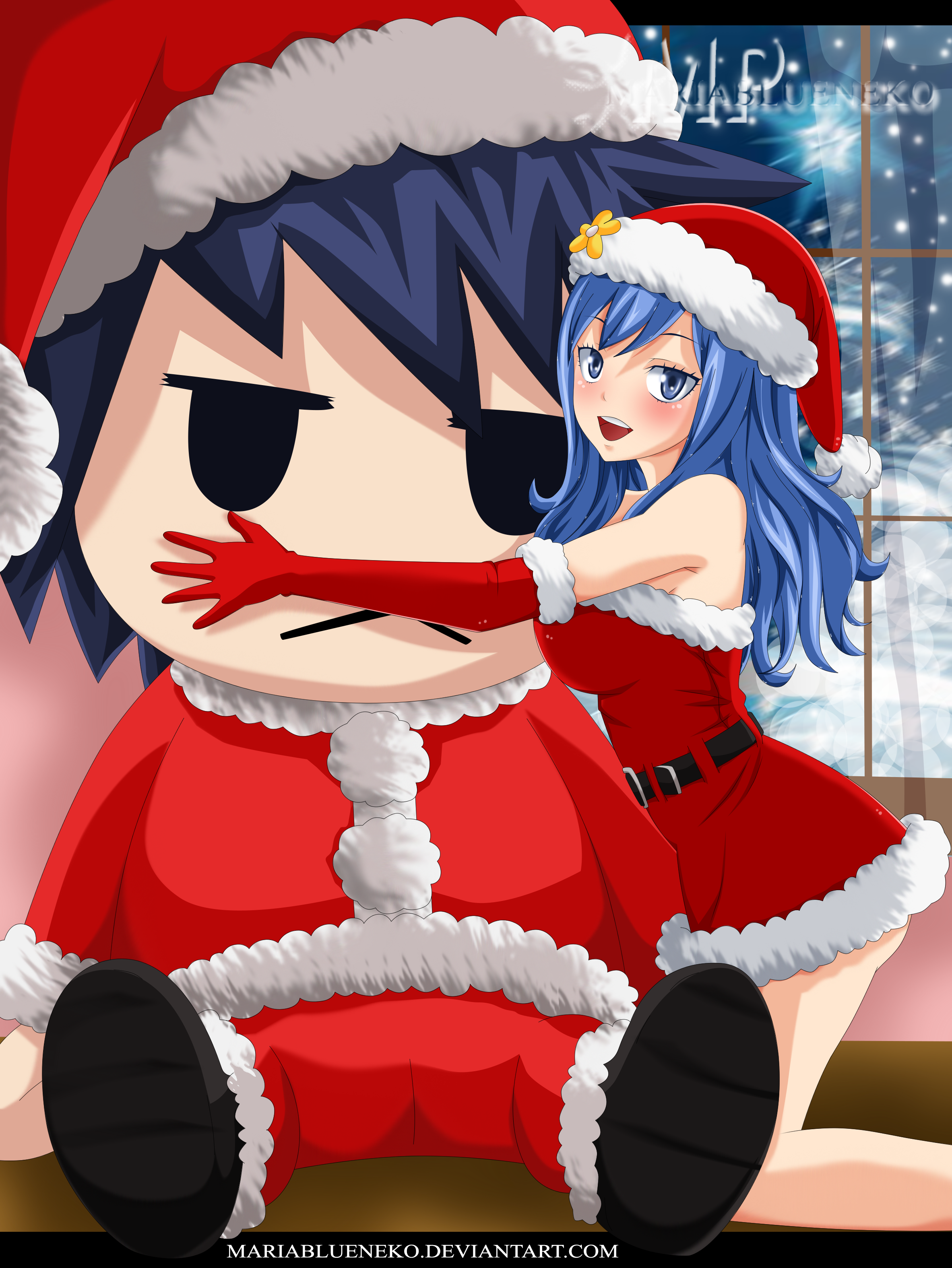 Juvia Navidad con Peluche