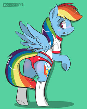 Japanese Gym Outfit - Rainbow Dash