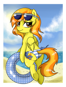 Beach Beauty, Spitfire (Wet Mane)