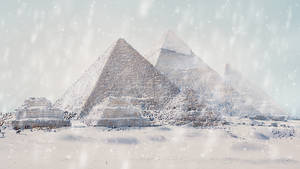 Snowy Pyramids