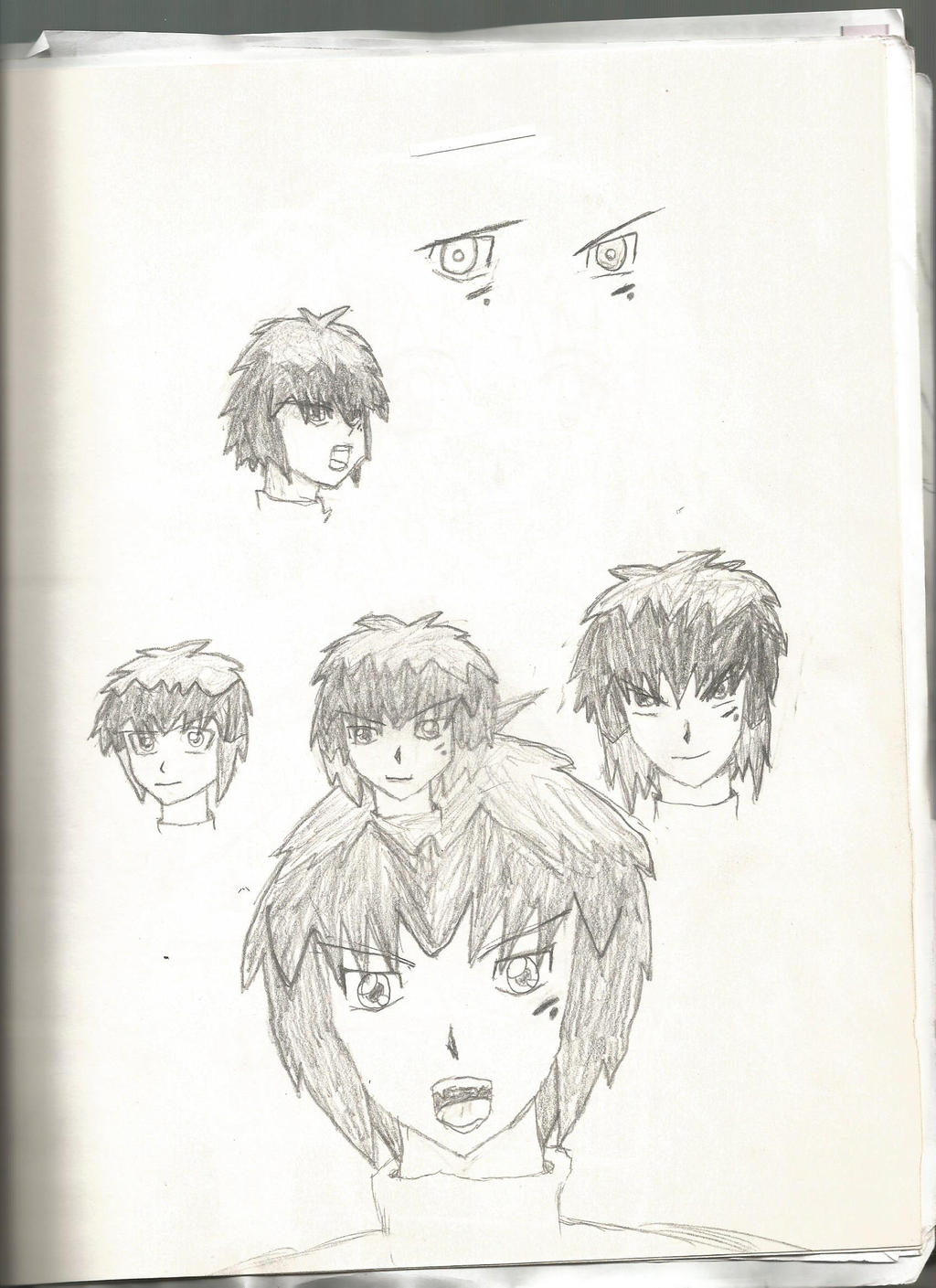 Protagonist Drawing Examples Male Protagonist Draft by mangamanny on DeviantArt