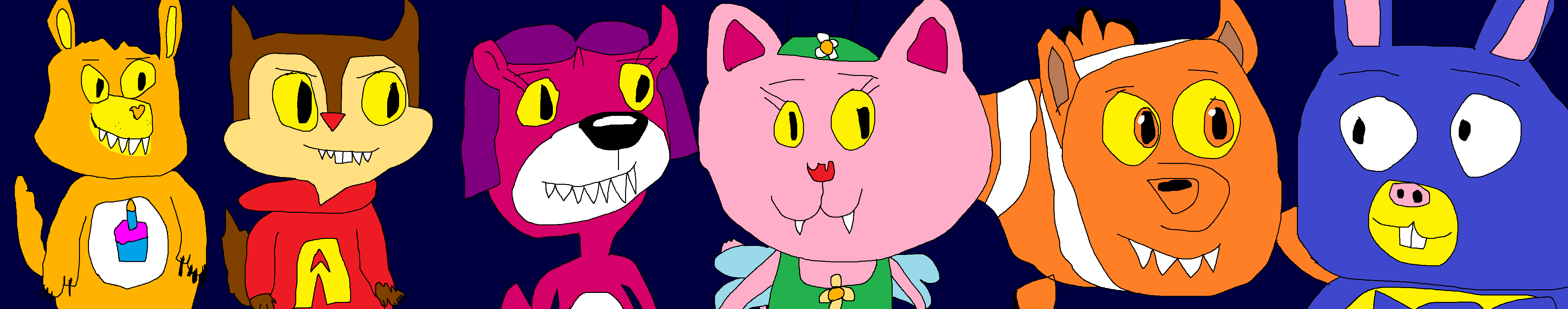 The New Werewolves Gang of Toons and a Were-Rabbit by huntertritter on ...