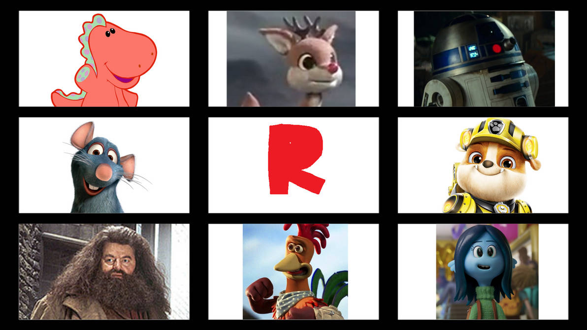 Hunter Tritter's Favorite R Characters by huntertritter on DeviantArt