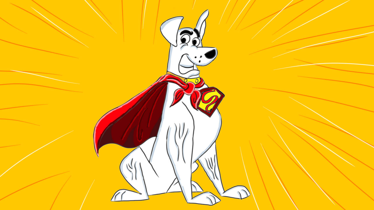 Krypto The Super Dog Heroic Siting Pose by superspyro45 on DeviantArt