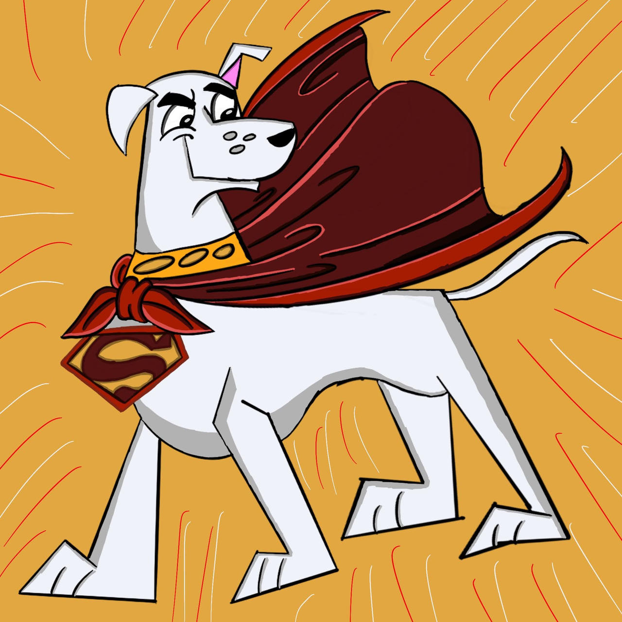 Krypto the Super Dog Heroic Style by superspyro45 on DeviantArt