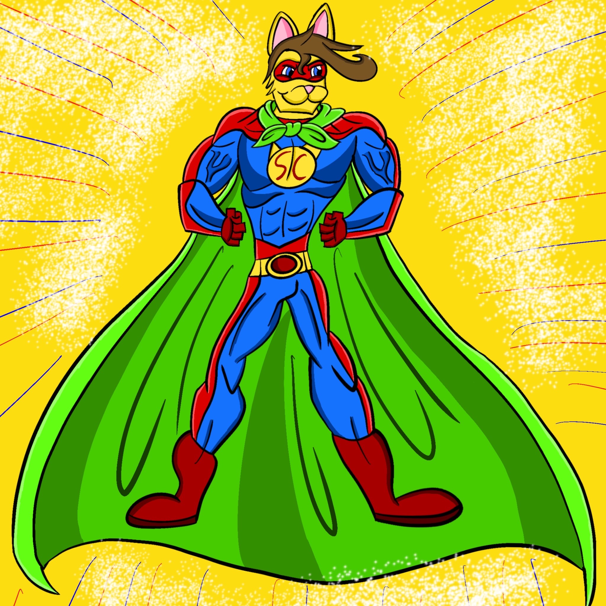Super ultra cat hero of petville heroic pose by superspyro45 on DeviantArt